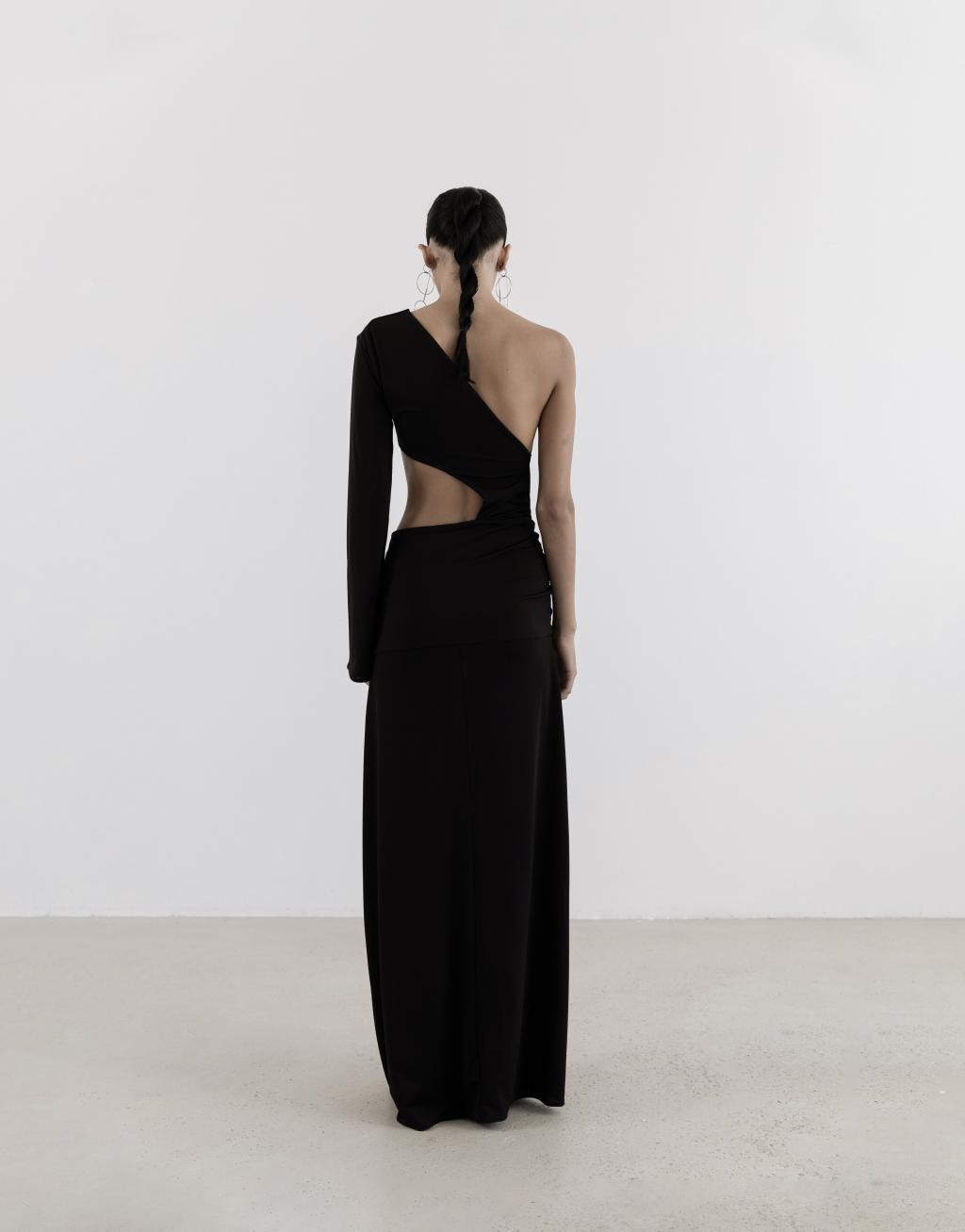 THE BRETELLES LONG DRESS