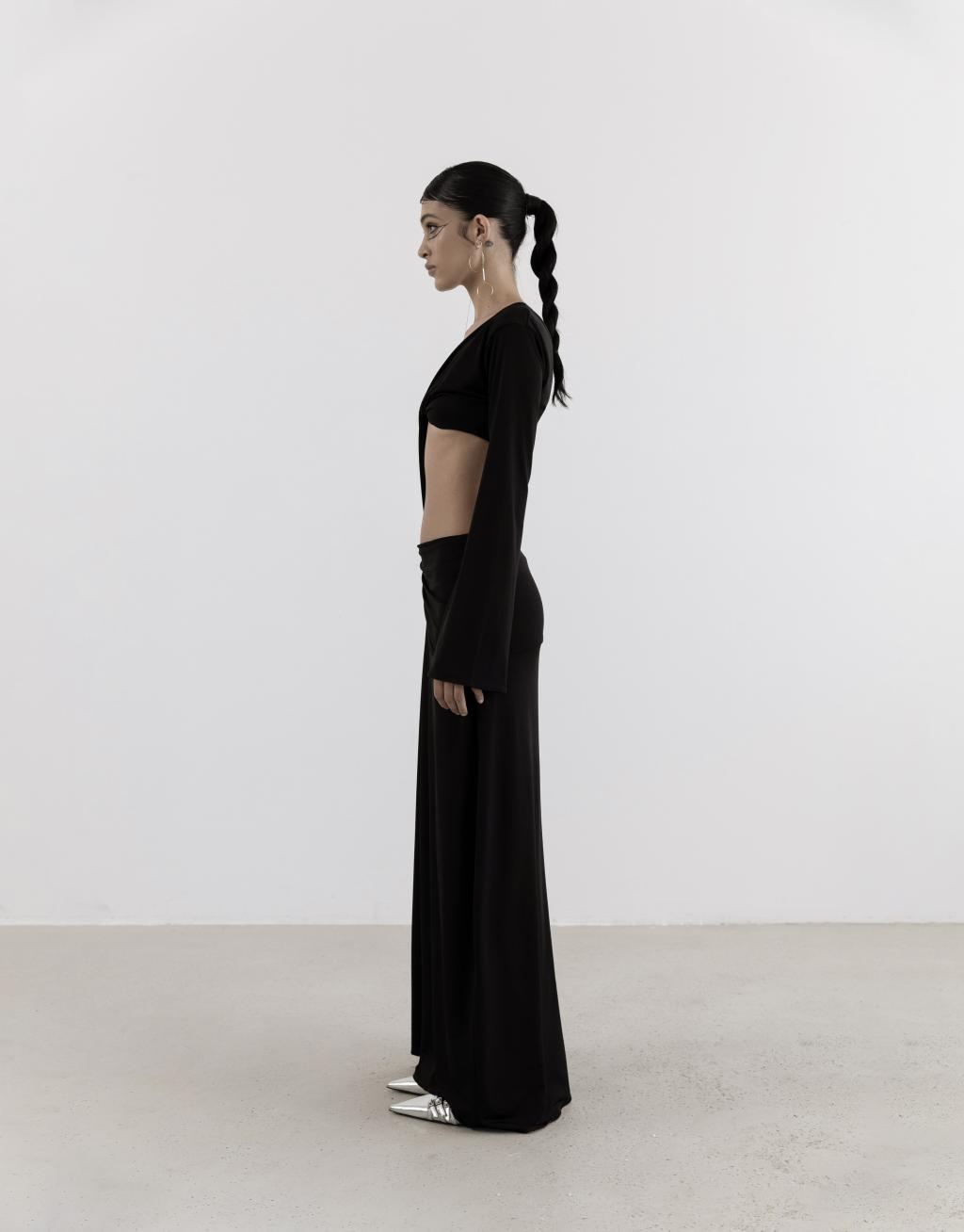 THE BRETELLES LONG DRESS